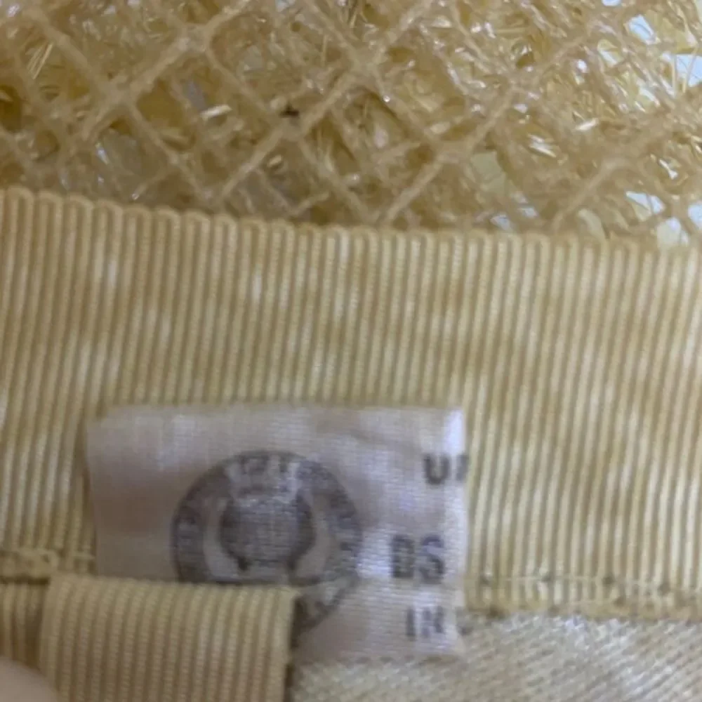 Vintage Union Made Cream Hat - Picture 9 of 9